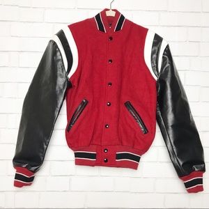 Authentic Leather Letterman Jacket
